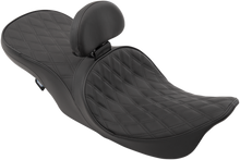 DRAG SPECIALTIES SEATS EZ Glide II Backrest - Small - Solar Reflective Leather - Smooth 0822-0133