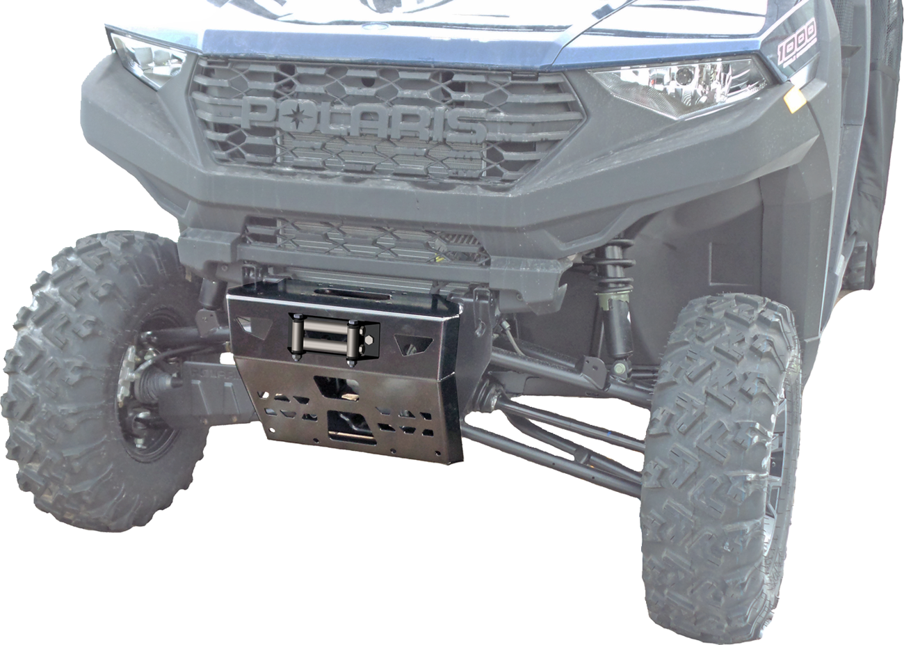 KFI PRODUCTS Winch Mount - Polaris/Bobcat 101830