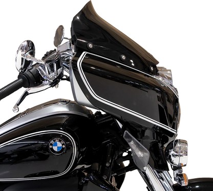 KLOCK WERKS Flare™ Windshield - 14-1/2" - Dark Smoke - BMW KWW-06-0608-DS