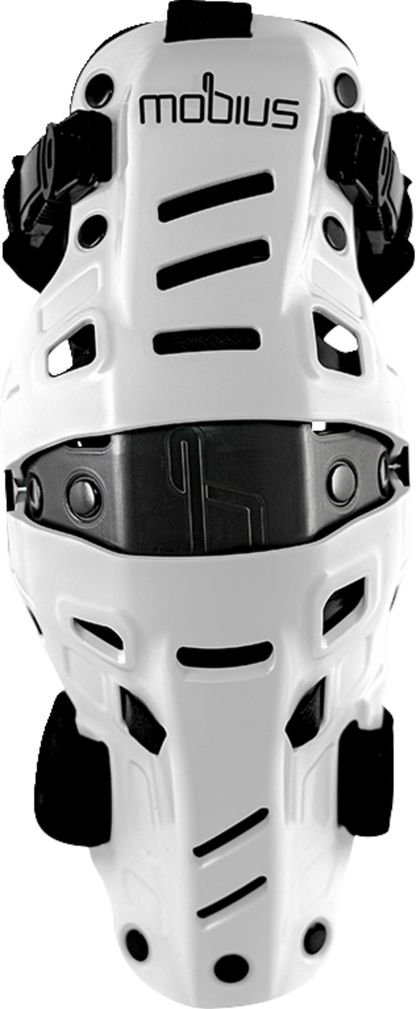 MOBIUS X8H Hybrid Knee Support - White/Black - L/XL 1020112
