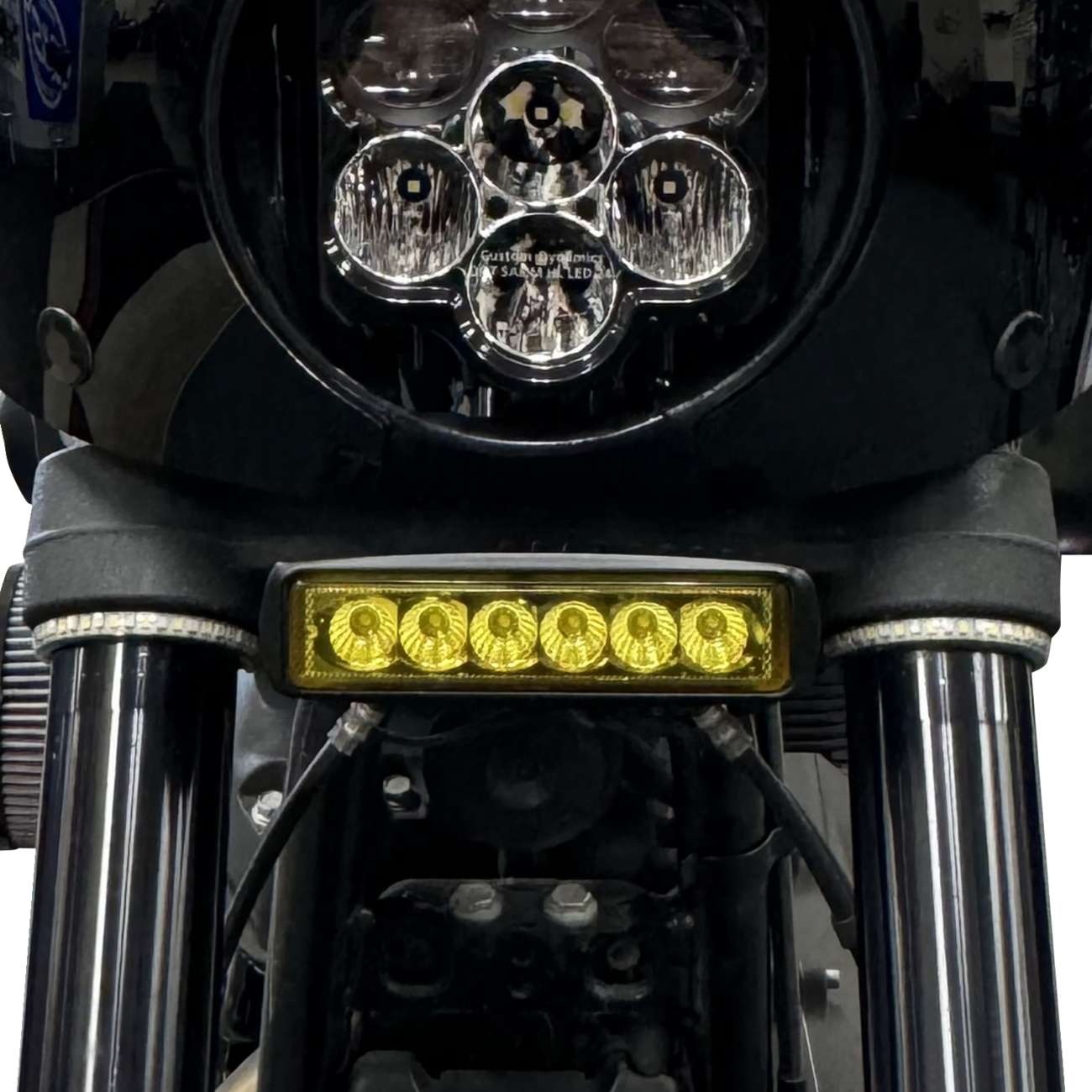 CUSTOM DYNAMICS Mount - Light Bar - Textured Satin Black - FXLRS LB-HP-LRS