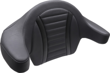 MUSTANG Deluxe Extended Passenger Arm Backrest - Black - Touring 88403