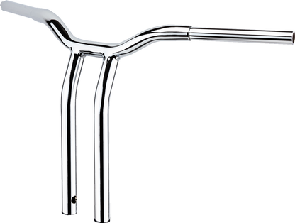LA CHOPPERS One-Piece Kage Fighter Handlebar - Pullback - 14" x 1-1/4" - Chrome LA-7369-14