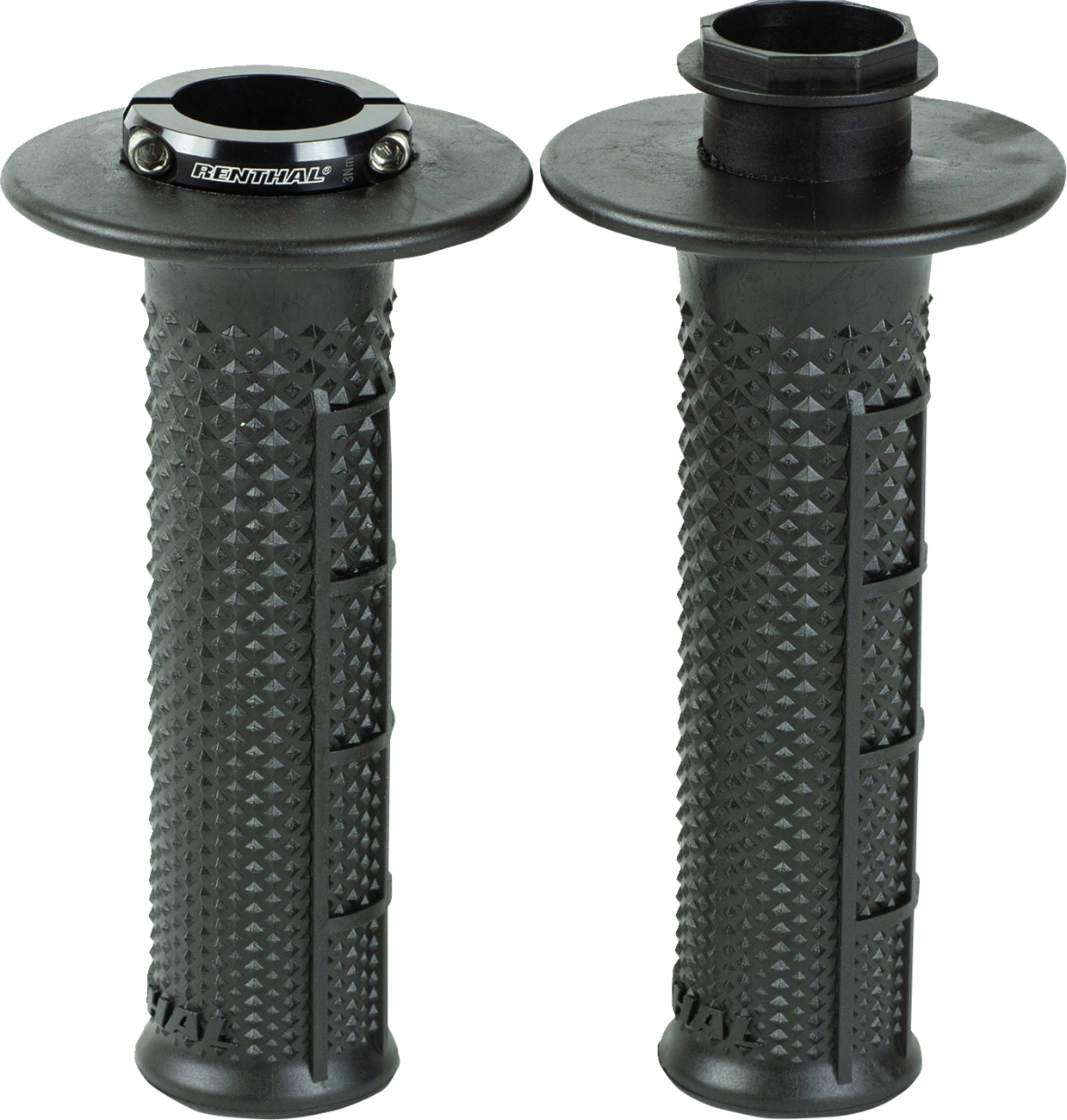 RENTHAL MX R-Works Lock-On Grips - Ultra Tacky - Taper Half Waffle G239