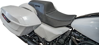 SLYFOX Drifter Tour Seat - Vinyl w/ Slipstop - Black Logo - FL '23-'24 4685A-Slyfox