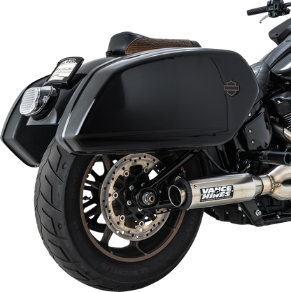 VANCE & HINES 2-into-1 Supersport Exhaust System - Brushed - Softail 27337
