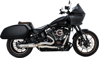 VANCE & HINES 2-into-1 Supersport Exhaust System - Brushed - Softail 27337