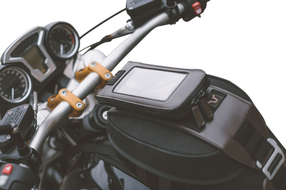 SW-MOTECH Legend Gear Smartphone Bag - LA3 - Black/Brown BC.TRS.00.405.10000