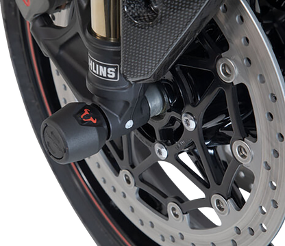 SW-MOTECH Axle Sliders - Front - Set - Triumph/Yamaha/Royal Enfield STP.11.176.10001/B