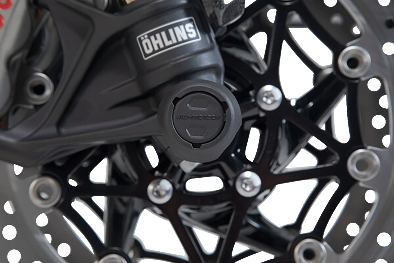 SW-MOTECH Axle Sliders - Front - Set - Triumph/Yamaha/Royal Enfield STP.11.176.10001/B