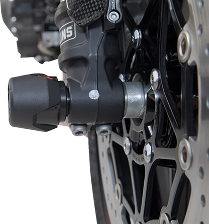 SW-MOTECH Axle Sliders - Front - Set - Triumph/Yamaha/Royal Enfield STP.11.176.10001/B