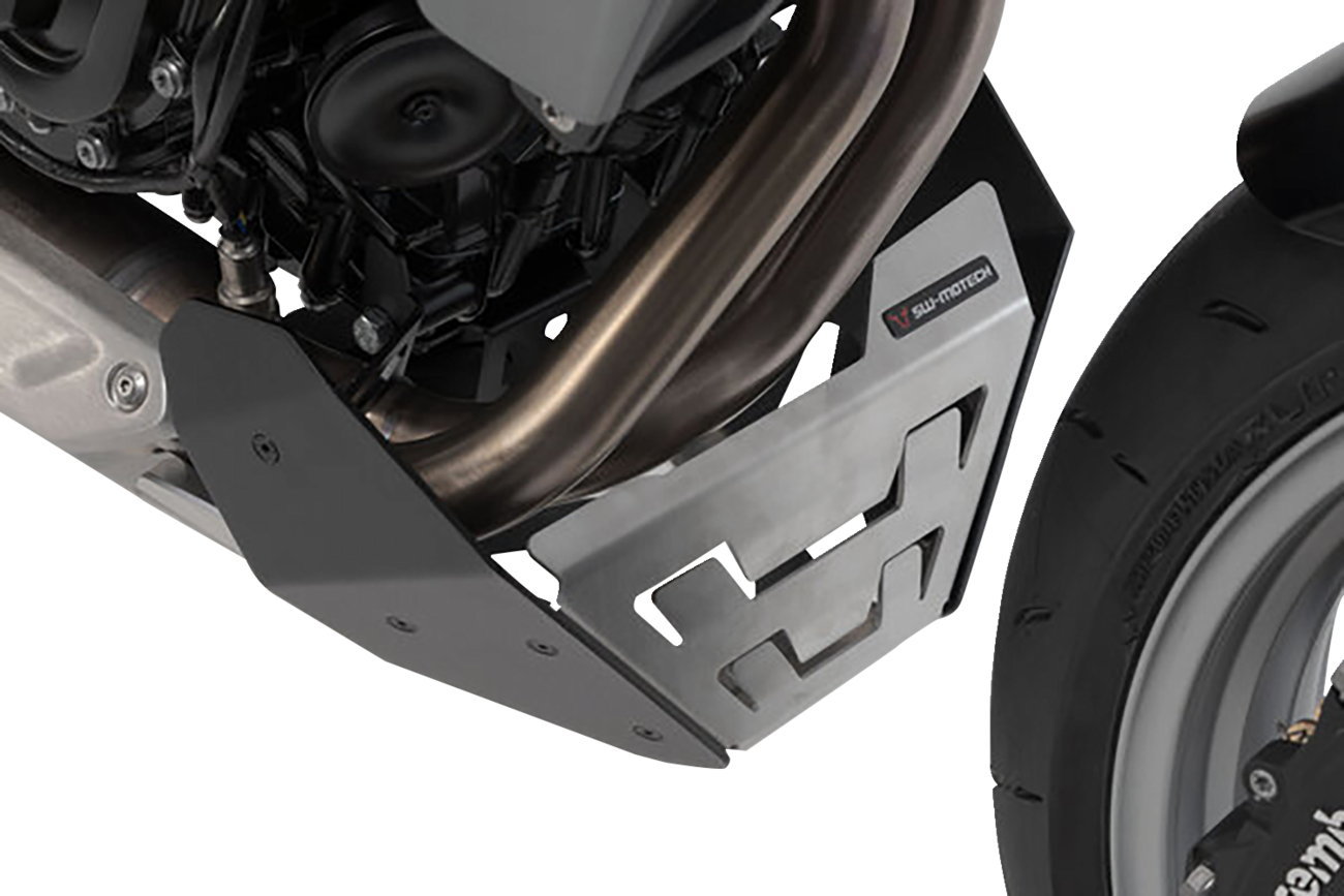 SW-MOTECH Front Spoiler - Black/Silver - BMW - F 900 R/XR MSS.07.945.10000