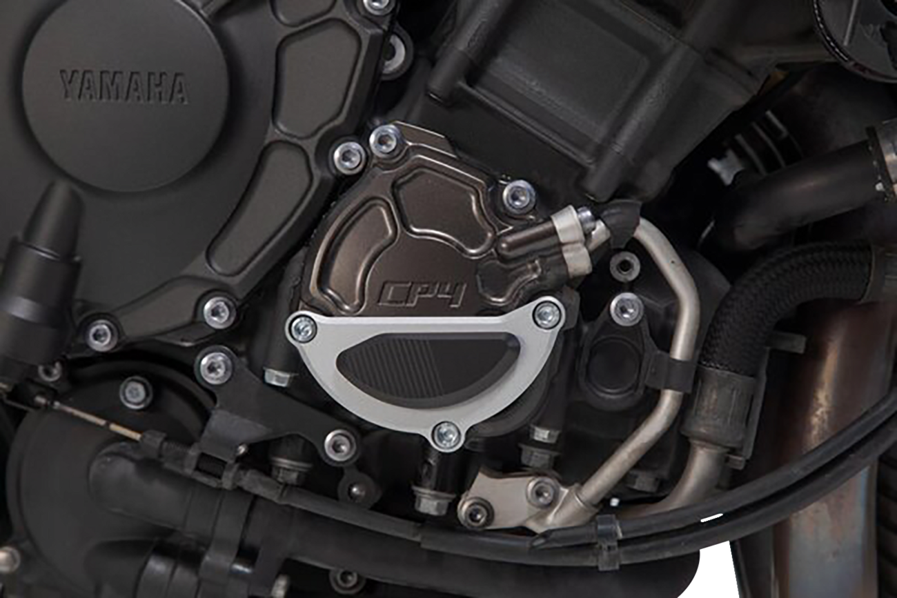 SW-MOTECH Engine Case Protector - Black/Silver - Yamaha - MT- MSS.06.564.10000