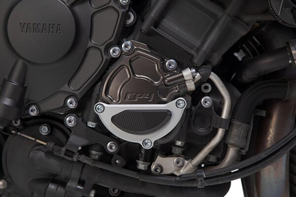 SW-MOTECH Engine Case Protector - Black/Silver - Yamaha - MT- MSS.06.564.10000