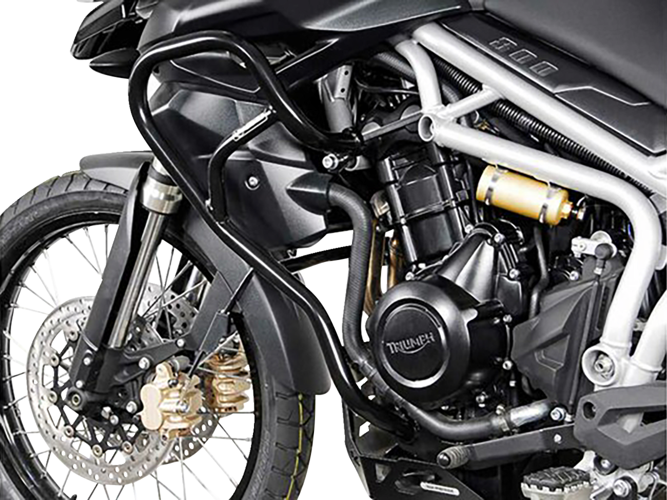 SW-MOTECH Crash Bar - Left/Right - Black - Triumph - Tiger 800/XC SBL.11.749.10000/B