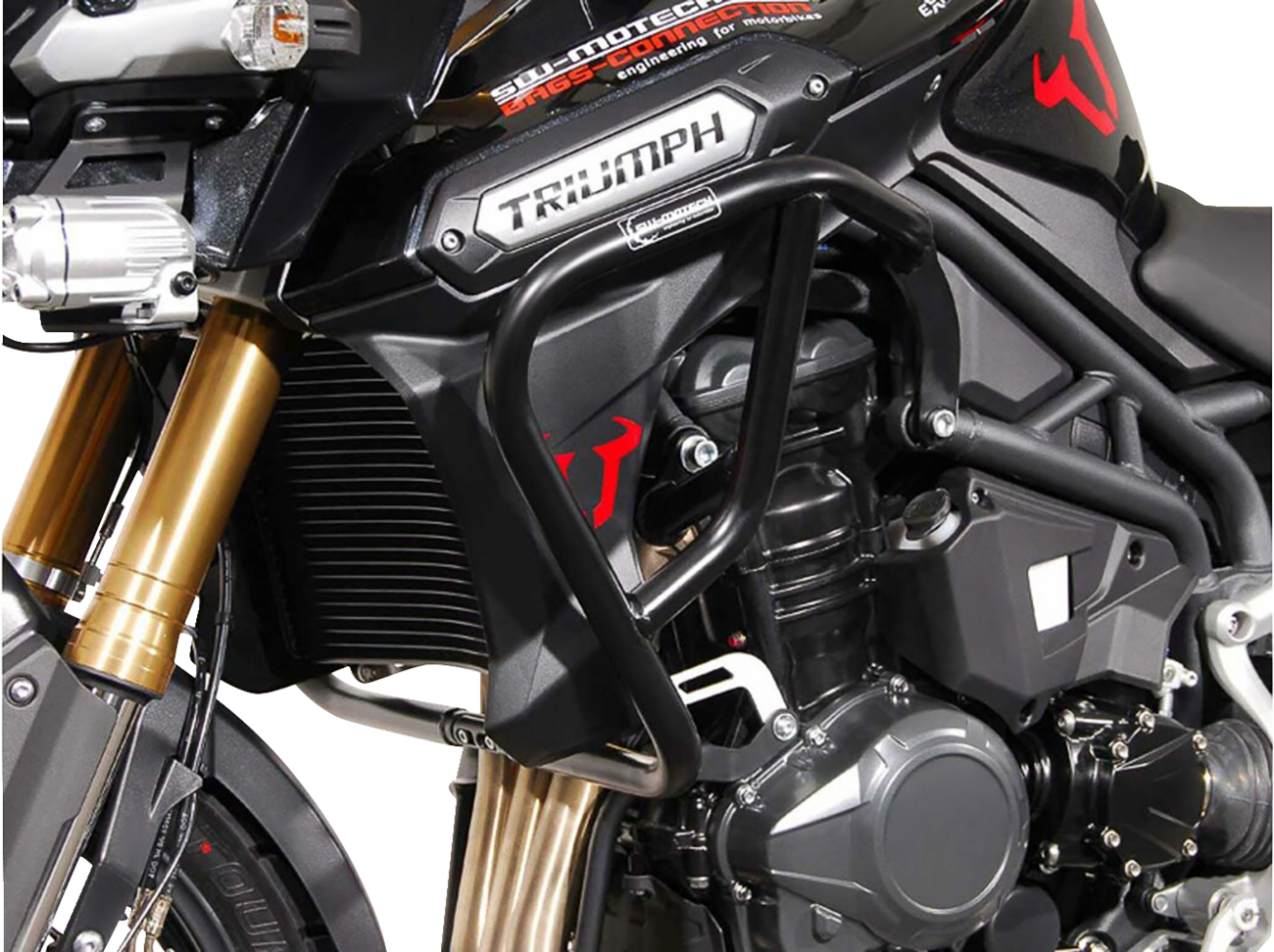 SW-MOTECH Crash Bar - Left/Right - Black - Triumph - Tiger 1200 Explorer/XC SBL.11.485.10000/B