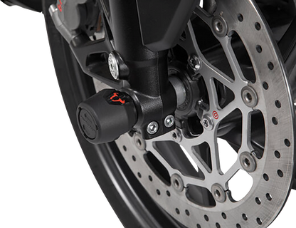 SW-MOTECH Axle Sliders - Front - Set - Suzuki/Yamaha STP.05.176.10101/B