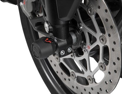 SW-MOTECH Axle Sliders - Front - Set - Triumph/Yamaha STP.11.176.10201/B