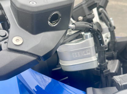 Handlebar Risers Silver Bmw