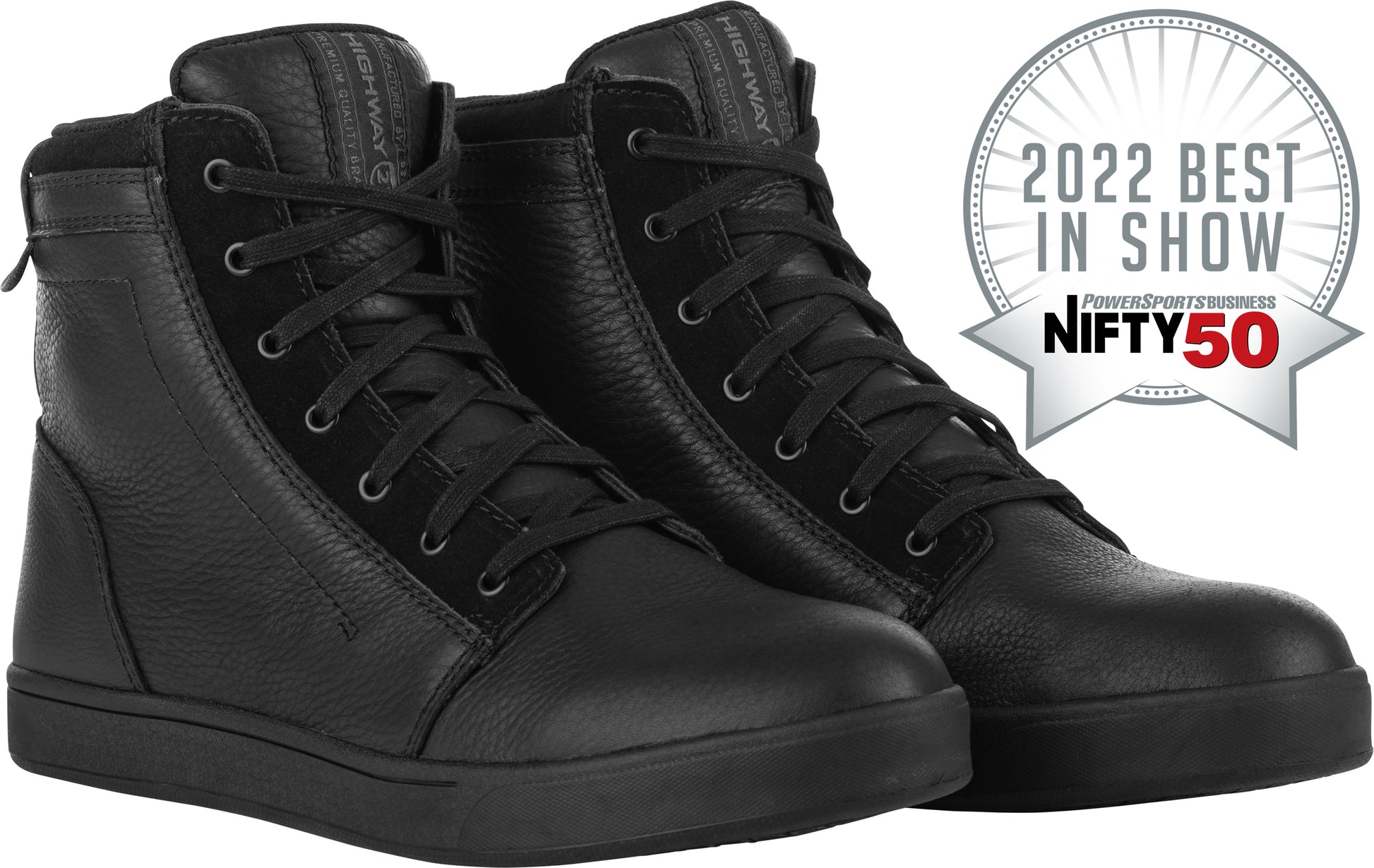 Axle Leather Waterproof Shoes Black/Black Sz 10