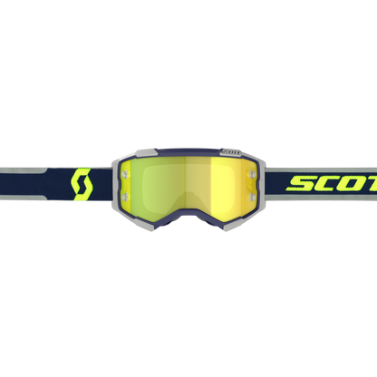 Fury Goggle Blue/Grey Yellow Chrome Works Lens