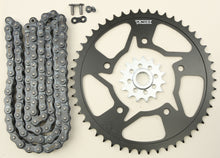 Sprocket/Chain Kit Stl/Stl 15/50t Sil Sx3 520 116l Blk