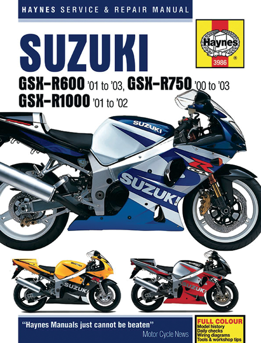 HAYNES Manual - Suzuki - GSXR - Hardcover M3986