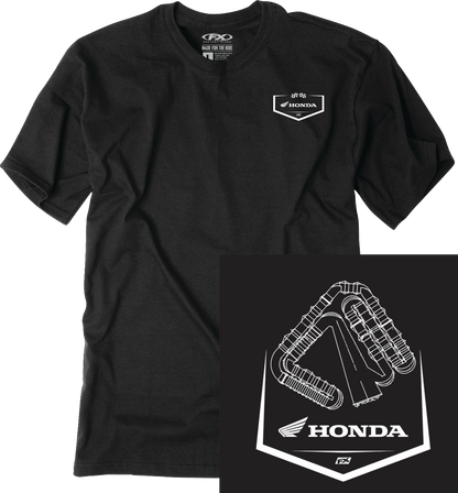 FACTORY EFFEX Honda Track T-Shirt - Black - Medium 28-87302
