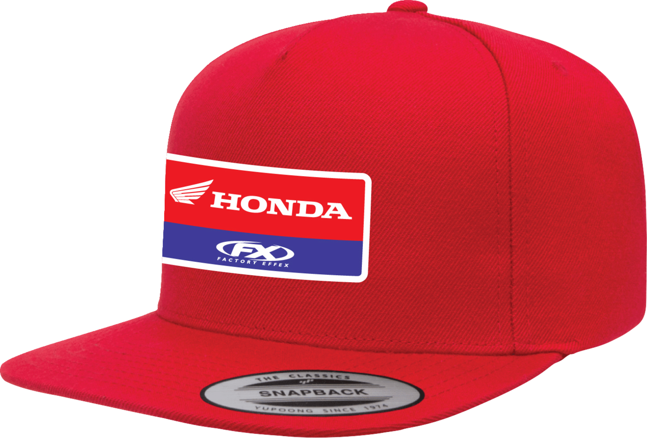 FACTORY EFFEX Honda Victory Snapback Hat - Red 28-86302