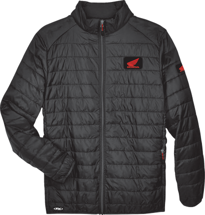 FACTORY EFFEX Honda Puffer Jacket - Black - Medium 28-85312
