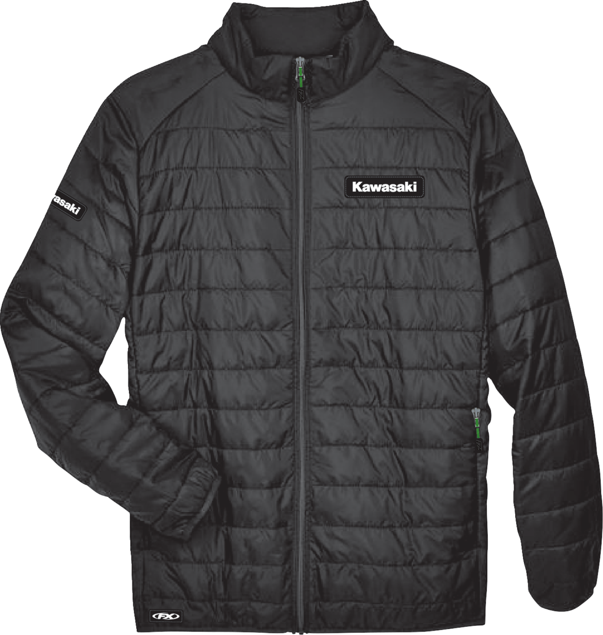 FACTORY EFFEX Kawasaki Puffer Jacket - Black - Large 28-85114