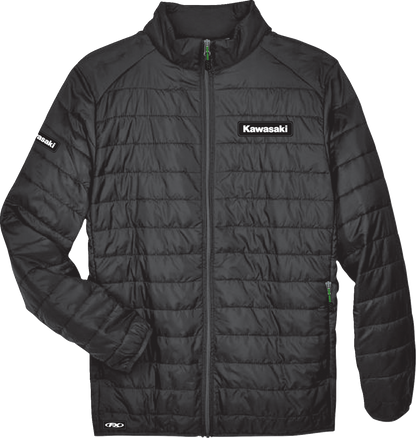 FACTORY EFFEX Kawasaki Puffer Jacket - Black - Large 28-85114