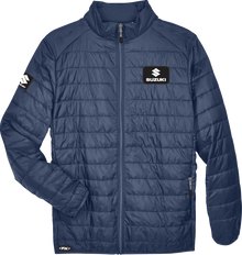 FACTORY EFFEX Suzuki Puffer Jacket - Navy - Medium 28-85412