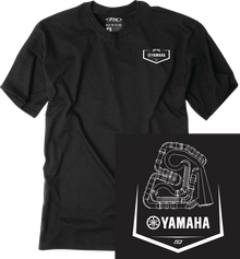 FACTORY EFFEX Yamaha Track T-Shirt - Black - Medium 28-87202