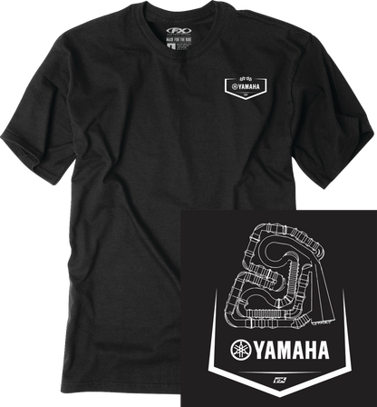 FACTORY EFFEX Yamaha Track T-Shirt - Black - Medium 28-87202