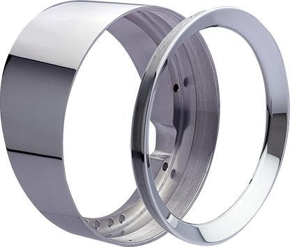 HEADWINDS Headlight Bezel - 10" - Bradley - Chrome 1-7029CA-10