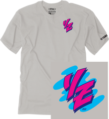 FACTORY EFFEX Yamaha Retro YZ T-Shirt - Light Gray - XL 28-87216
