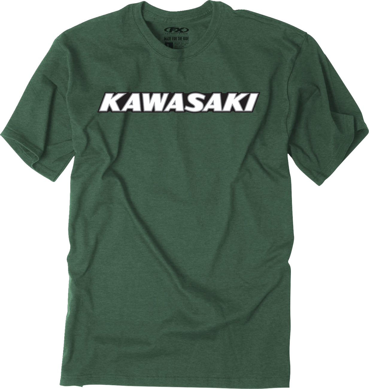 FACTORY EFFEX Kawasaki Vintage T-Shirt - Forest Green - Large 28-87124