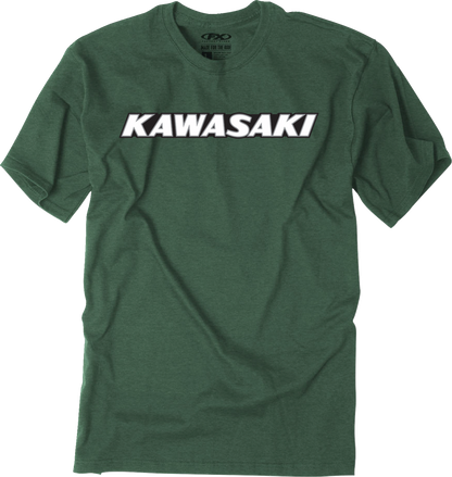 FACTORY EFFEX Kawasaki Vintage T-Shirt - Forest Green - Large 28-87124