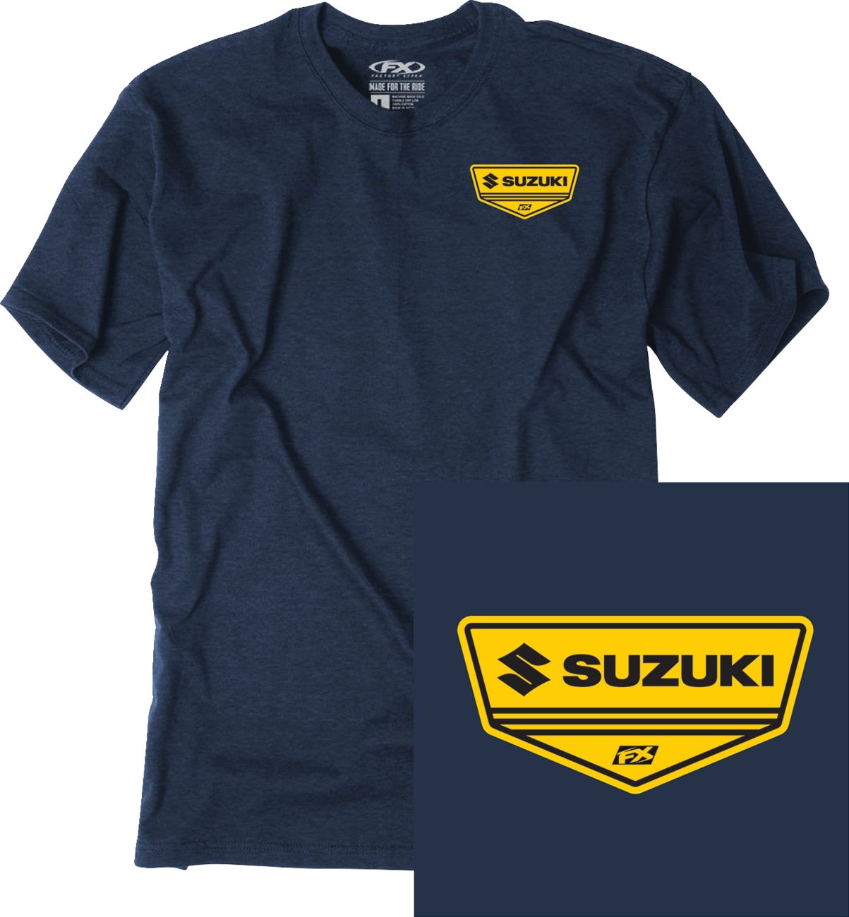 FACTORY EFFEX Suzuki Apex RM T-Shirt - Navy - XL 28-87426