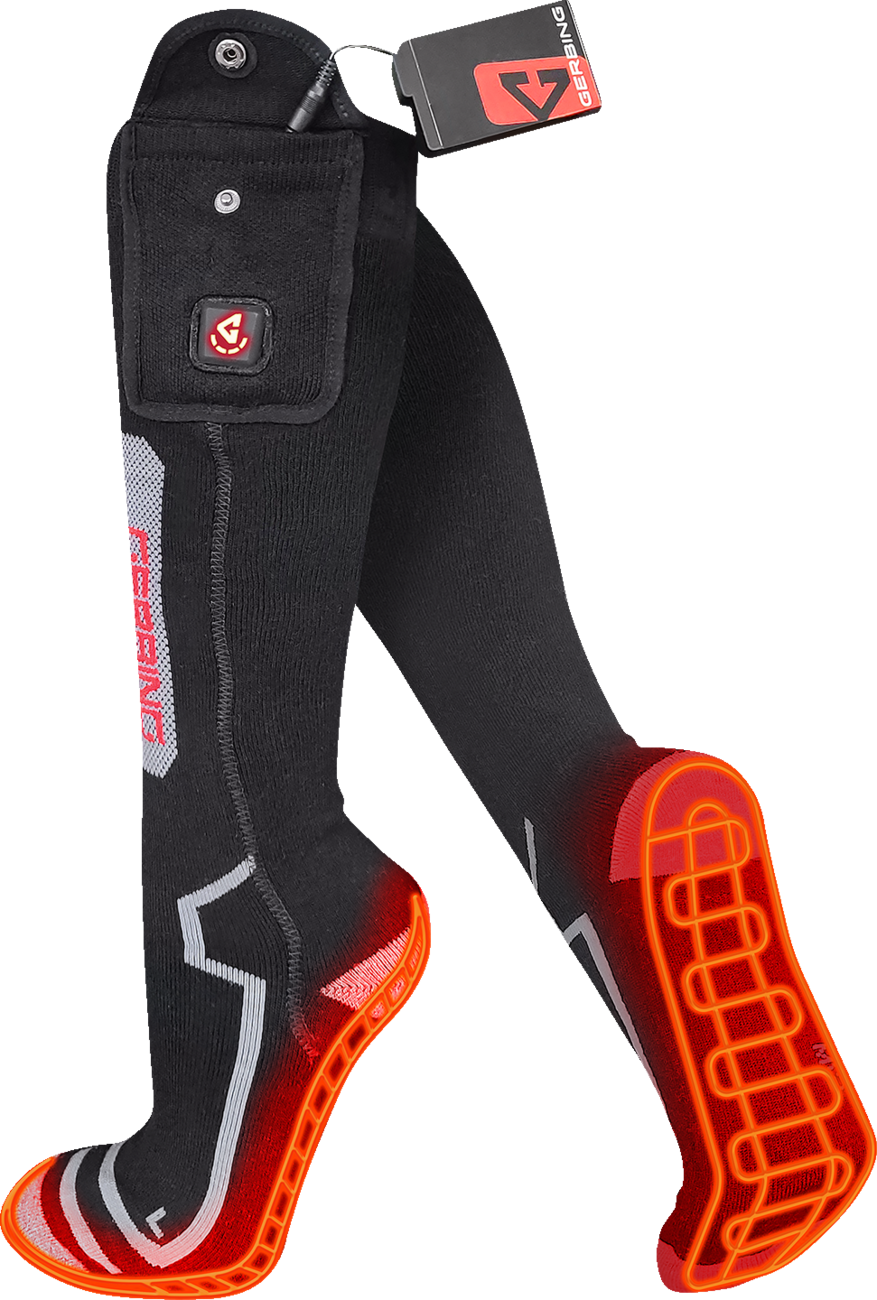 GERBING HEATED CLOTHING 7V Wool Heated Socks - Large/XL GER-SK-7V-W-L-XL