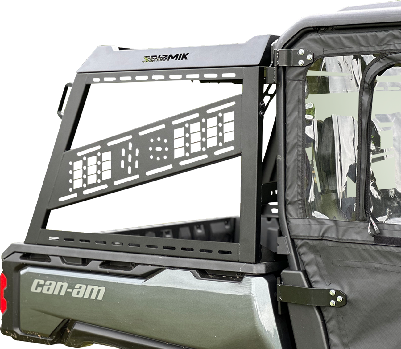 SEIZMIK Bed Rack Kit - Full Height - Black - Cam Am | Defender - Polaris | Ranger 58-08075