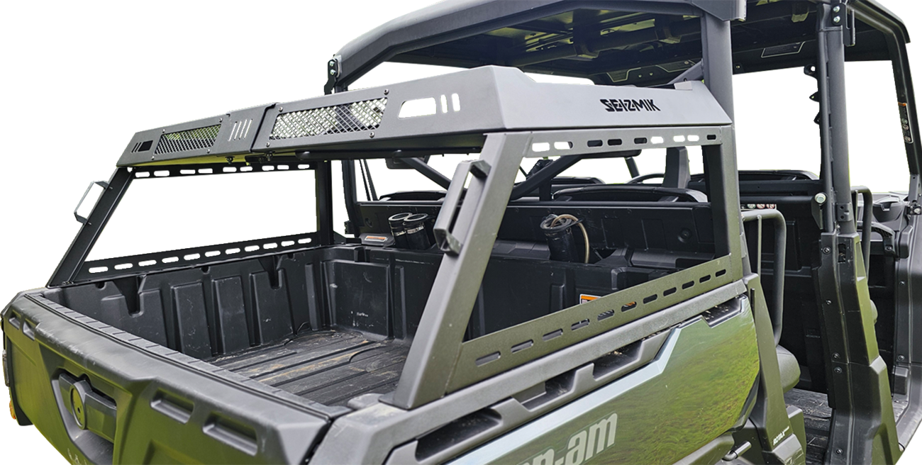 SEIZMIK Bed Rack Kit - Half Height - Black - Can Am | Defender - Polaris | Ranger 58-08076