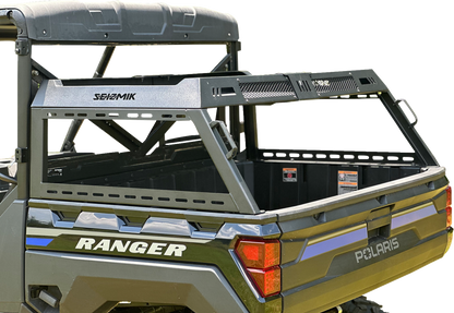 SEIZMIK Bed Rack Kit - Half Height - Black - Can Am | Defender - Polaris | Ranger 58-08076