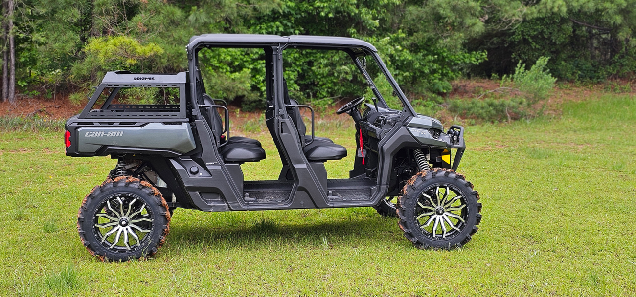 SEIZMIK Bed Rack Kit - Half Height - Black - Can Am | Defender - Polaris | Ranger 58-08076