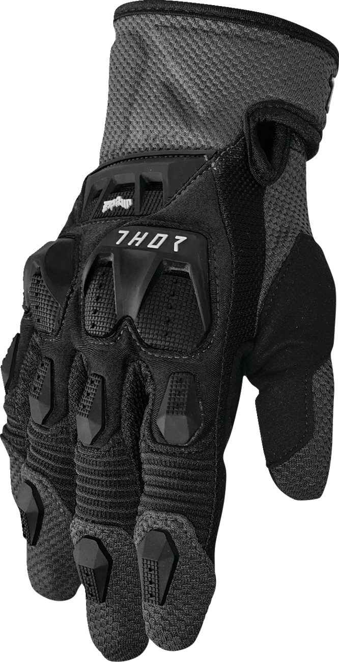 THOR Terrain Gloves - Black/Charcoal - Large 3330-8245