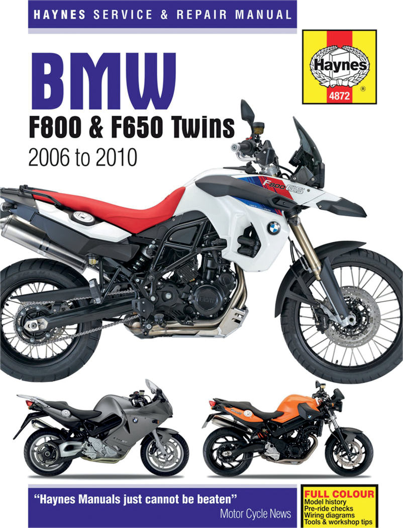 HAYNES Manual - BMW - F650 / F800 Twins '06-'16 M4872
