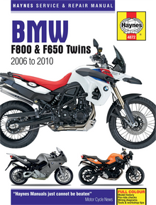 HAYNES Manual - BMW - F650 / F800 Twins '06-'16 M4872