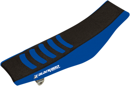 BLACKBIRD RACING Double Grip 3 Seat Cover - Blue/Black - Yamaha 1249H