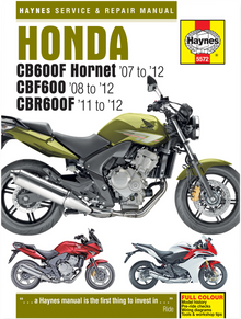 HAYNES Manual - Honda - CB600F / CBR600F M5572